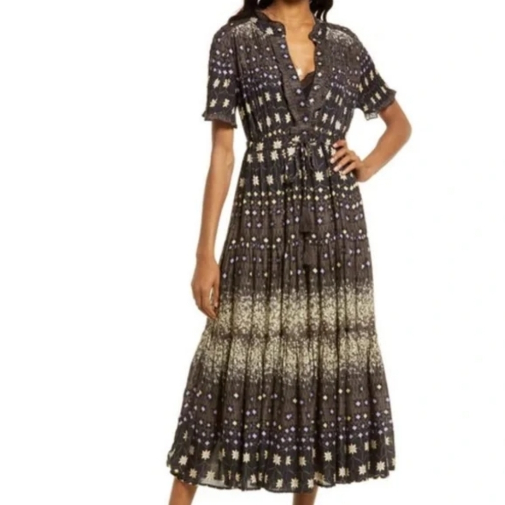 Rare feelings dress in "Coco" color and pattern